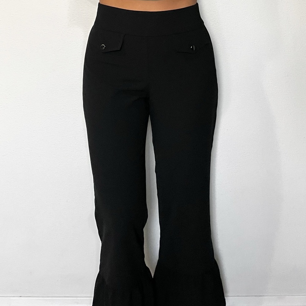 Guess Black Flared Trousers Size 4